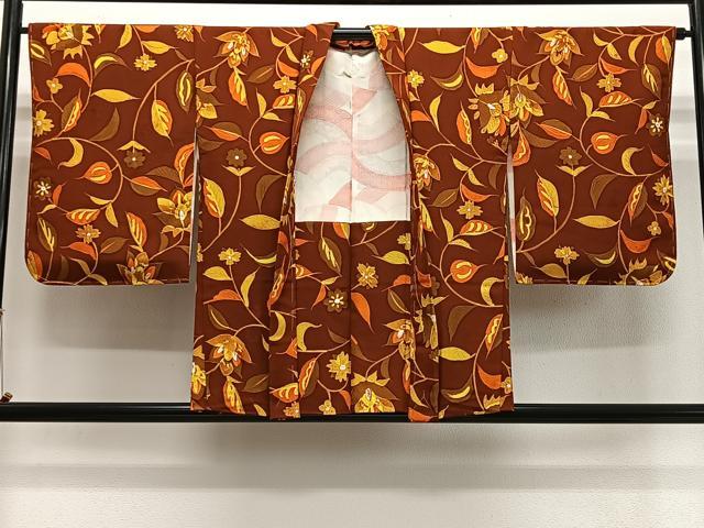 平和屋着物#羽織 地紋起こし 洋花文 正絹 逸品 未使用 CABH3222ua