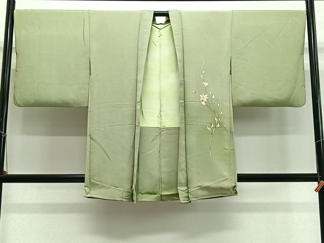 平和屋着物#羽織 作家物 ろうけつ染 枝花文 正絹 逸品 CABH3225ua