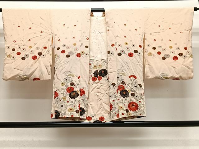 平和屋着物#羽織 菊文 金彩 正絹 逸品 CABH3228ua