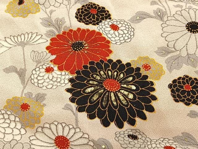 平和屋着物#羽織 菊文 金彩 正絹 逸品 CABH3228ua