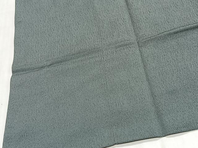 平和屋着物#道行コート 錆浅葱色 正絹 逸品 CABH3247ua
