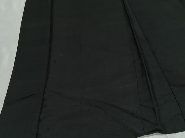平和屋着物#男性 長羽織 黒紋付 正絹 逸品 CABH3249ua
