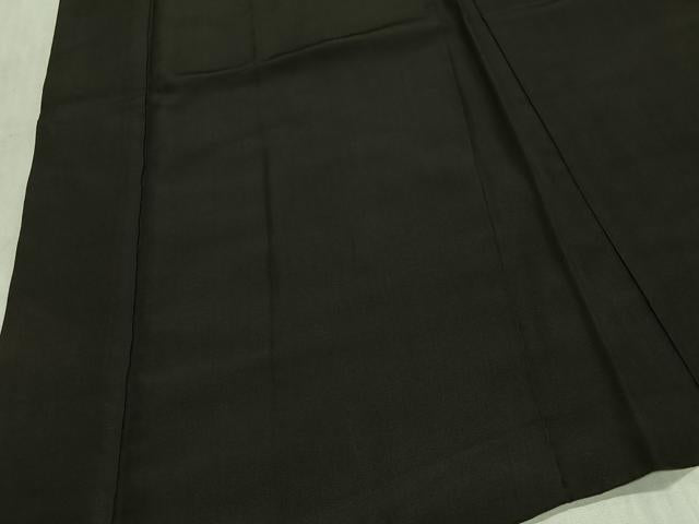 平和屋着物#男性 長羽織 黒紋付 正絹 逸品 CABH3254ua