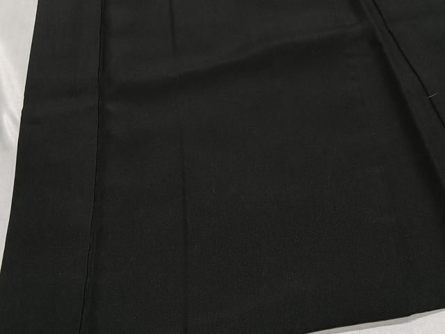 平和屋着物#男性 長羽織 黒紋付 正絹 逸品 CABH3258ua