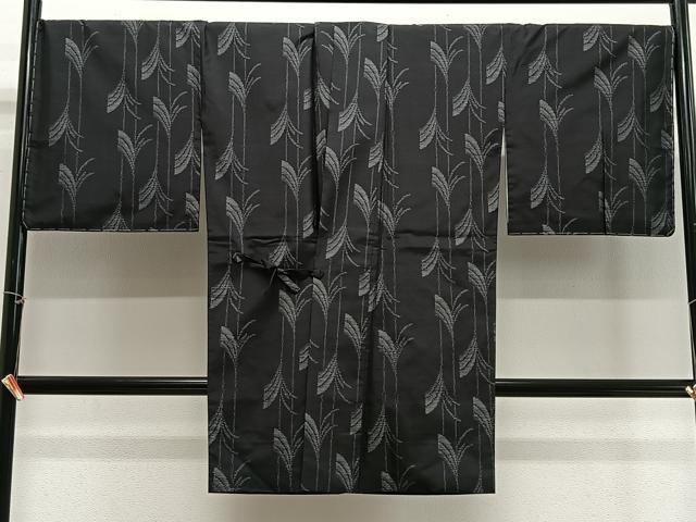 平和屋着物#道中着 本場大島紬 芒文 ロング丈 正絹 逸品 未使用 CABH3268ua
