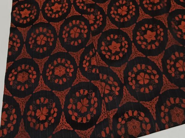 平和屋着物#道行コート 草花丸文 正絹 逸品 CABH3272ua