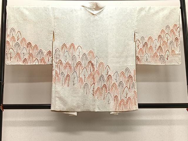 平和屋着物∞羽織 総絞り 樹林文 正絹 逸品 CABH3278ua