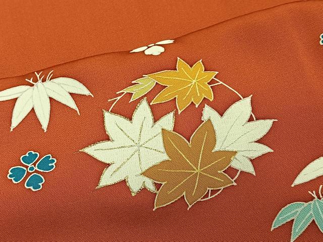 平和屋着物∞銀座 志ま亀 羽織 草花文 金彩 正絹 逸品 未使用 CABH3291ua