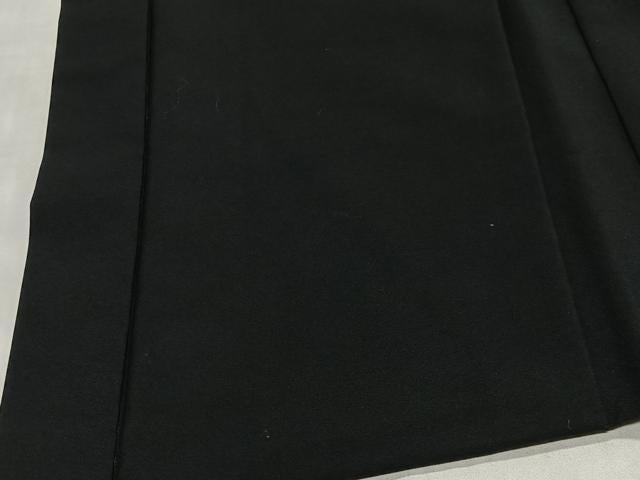平和屋着物#羽織 総刺繍 枝花文 黒地 正絹 逸品 CABH3311ua