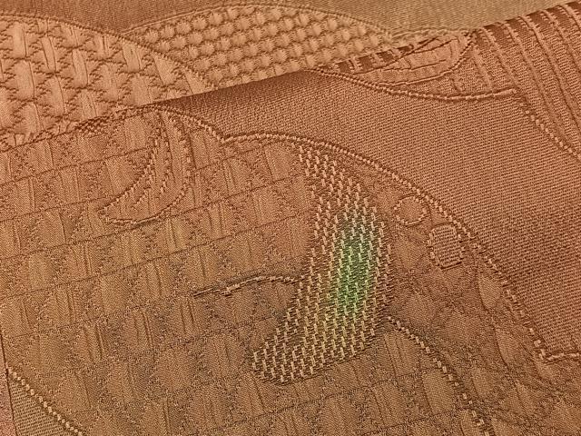 平和屋着物#道行コート 枝葉地紋 暈し染め 正絹 逸品 CABH3337ua