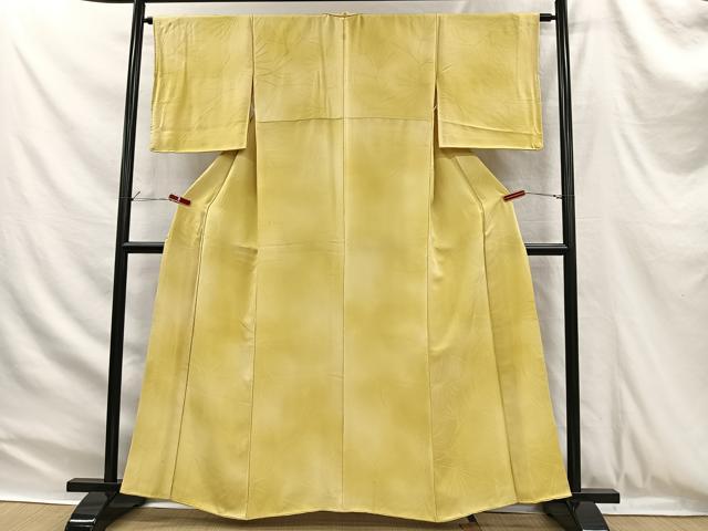 平和屋着物■上質な小紋 松葉地紋 暈し染め 正絹 逸品 CABH3365ua