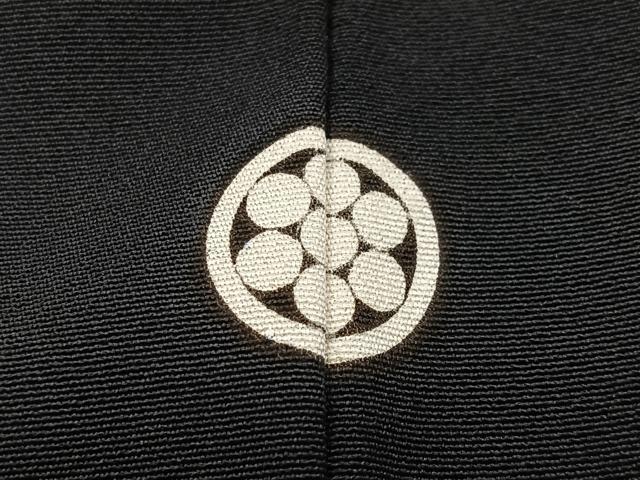 平和屋着物■豪華黒留袖 手描き 風景文 暈し染め 正絹 逸品 CABH3370ua