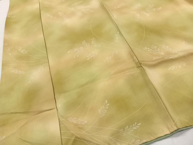 平和屋着物■上質な小紋 草葉文 暈し染め 正絹 逸品 CABH3398ua