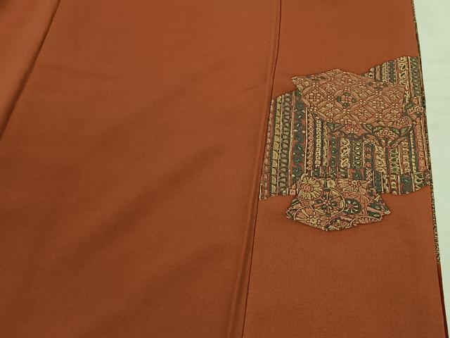 平和屋着物■訪問着 花唐草文 暈し染め 正絹 逸品 未使用 CABH3413ua