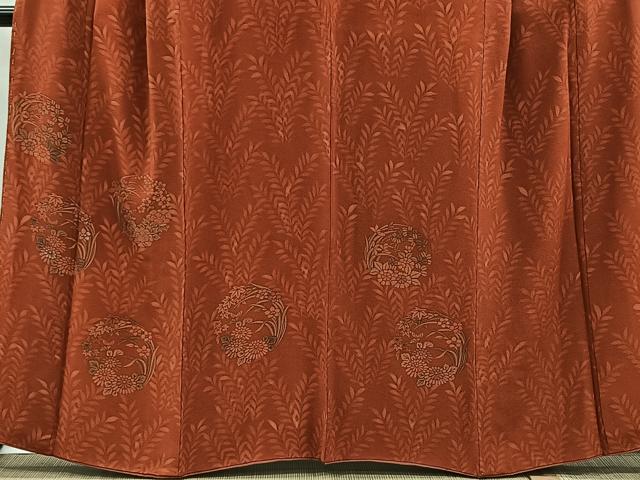 平和屋着物■訪問着 刺繍 花丸文 鬼しぼ縮緬 正絹 逸品 未使用 CABH3416ua