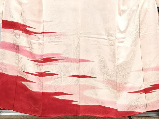 平和屋着物■豪華振袖 霞文 暈し染め 正絹 逸品 CABH3425ua