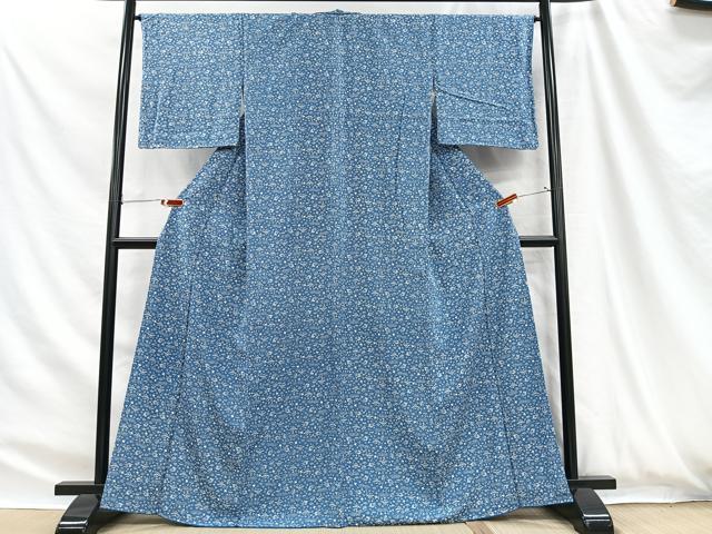 平和屋着物■上質な小紋 型染め 松竹梅 正絹 逸品 CABH3426ua