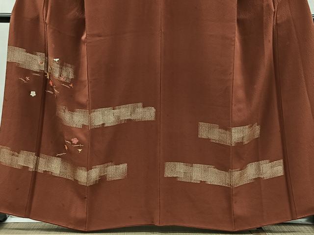 平和屋着物■訪問着 刺繍 溢れ松葉 金糸 鈴乃屋扱い 正絹 逸品 CABH3432ua