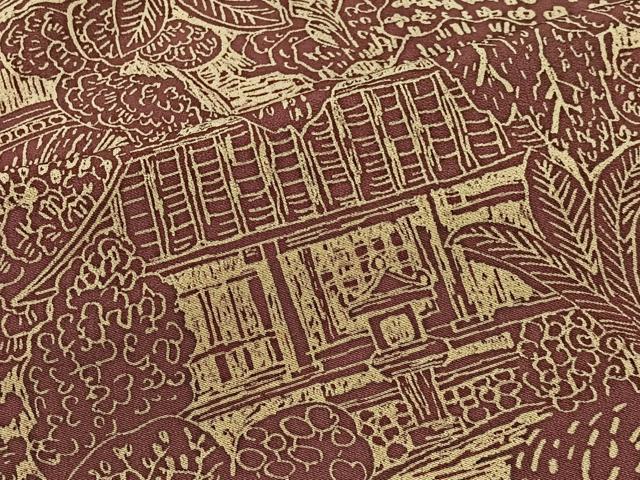 平和屋着物■上質な小紋 草花風景文 正絹 逸品 CABH3436ua