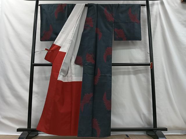 平和屋着物■本場大島紬 7マルキ 裏菊 正絹 逸品 未使用 CABH3439ua