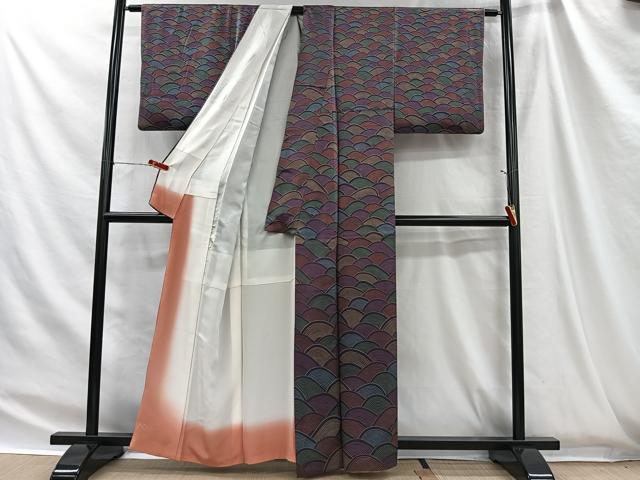 平和屋着物■訪問着 青海波 正絹 逸品 CABH3460ua