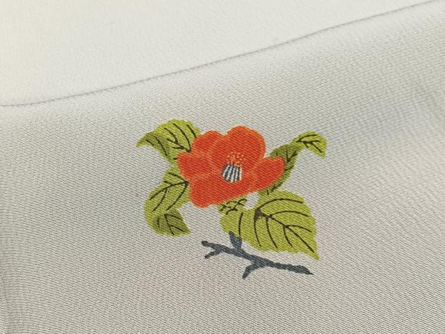 平和屋着物■上質な小紋 枝花文 正絹 逸品 CABH3471ua