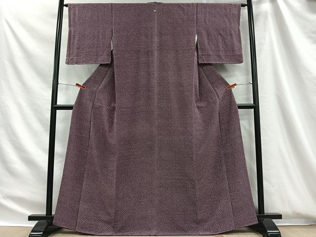 平和屋着物■江戸小紋 舞花文 正絹 逸品 CABH3472ua