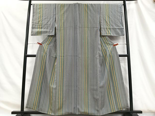 平和屋着物■上質な小紋 間道 正絹 逸品 CABH3473ua