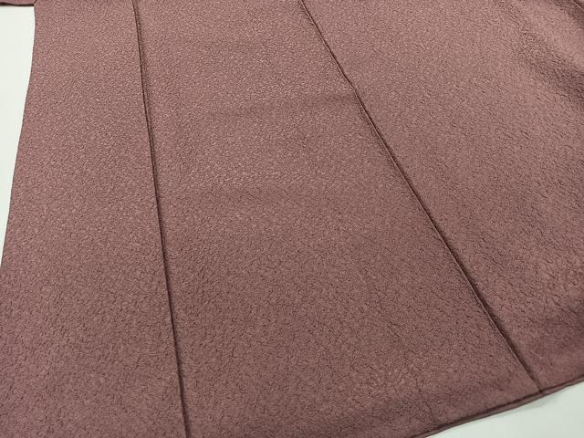 平和屋着物■上質な色無地 浅蘇芳色 正絹 逸品 CABH3549ua