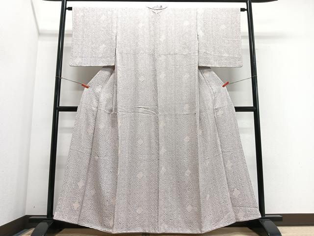 平和屋着物■上質な小紋 総絞り 吉祥文 正絹 逸品 CABH3562ua