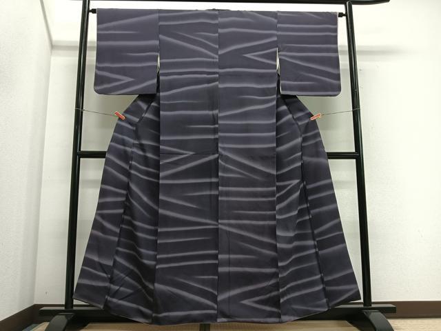 平和屋着物■上質な小紋 霞文 暈し染め 正絹 逸品 CABH3573ua