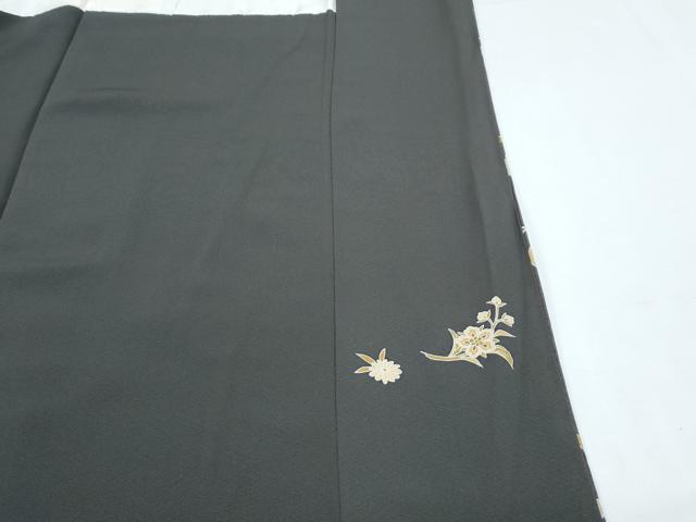 平和屋着物●訪問着 更紗花文 金彩 正絹 逸品 CABH3602th
