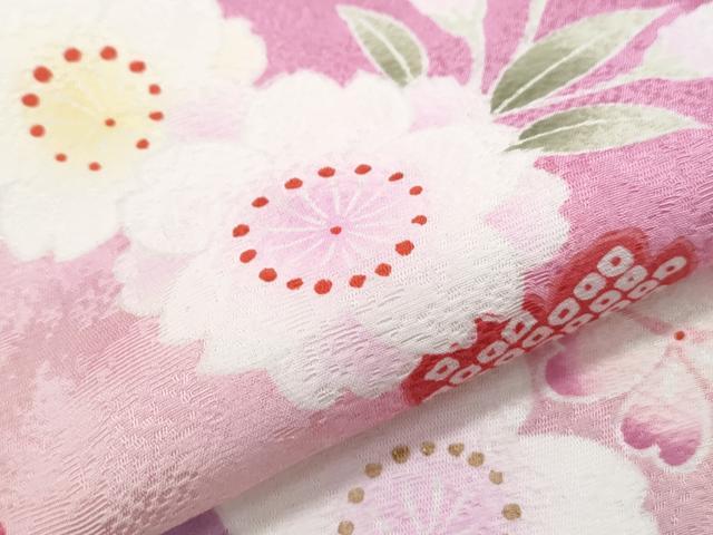 平和屋着物●豪華振袖 舞花文 金彩 正絹 逸品 CABH3631th