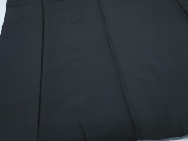 平和屋着物●男性 黒紋付 正絹 逸品 CABH3639th