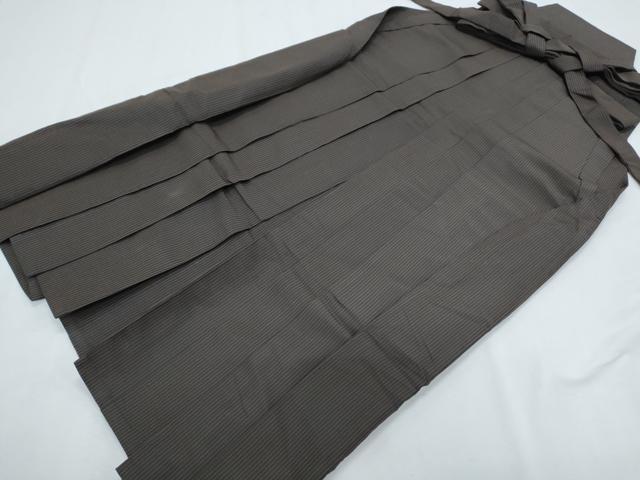 平和屋着物■男性 行灯袴 縞 正絹 逸品 CABH3653th