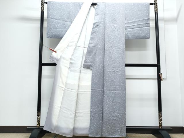 平和屋着物■上質な小紋 草葉文 正絹 逸品 CABH3656th