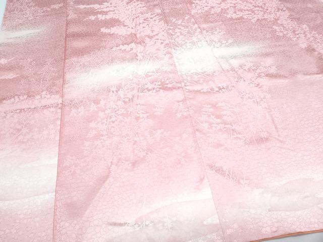 平和屋着物■上質な小紋 樹林地紋 暈し染め 正絹 逸品 CABH3660th