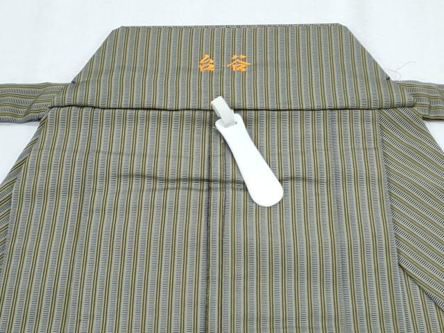 平和屋着物●男性 行灯袴 縞 正絹 逸品 未使用 CABH3666th