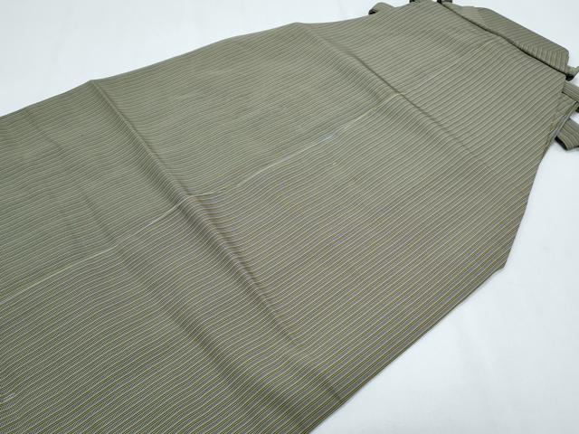 平和屋着物●男性 行灯袴 縞 正絹 逸品 未使用 CABH3666th