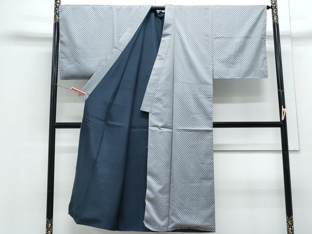平和屋着物●男性 お召 吉祥文 正絹 逸品 未使用 CABH3670th
