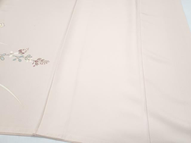 平和屋着物●訪問着 草花文 金彩 正絹 逸品 CABH3723th