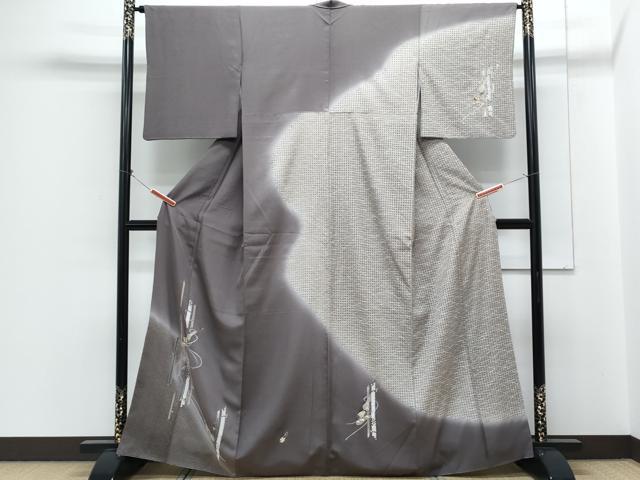 平和屋着物●中国三大刺繍 スワトウ刺繍 総刺繍 訪問着 ひょうたん 暈し染め 金銀糸 正絹 逸品 CABH3724th