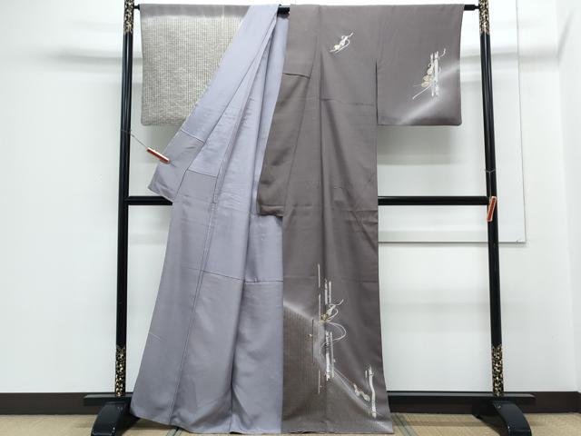 平和屋着物●中国三大刺繍 スワトウ刺繍 総刺繍 訪問着 ひょうたん 暈し染め 金銀糸 正絹 逸品 CABH3724th