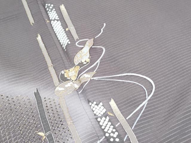 平和屋着物●中国三大刺繍 スワトウ刺繍 総刺繍 訪問着 ひょうたん 暈し染め 金銀糸 正絹 逸品 CABH3724th