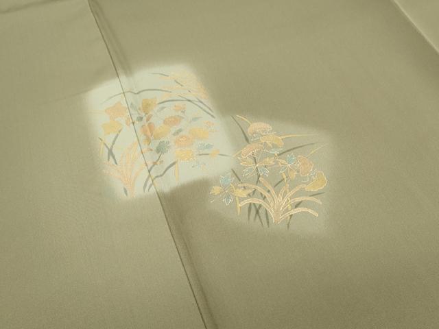 平和屋着物●訪問着 色紙重ね草花文 暈し染め 正絹 逸品 CABH3735th