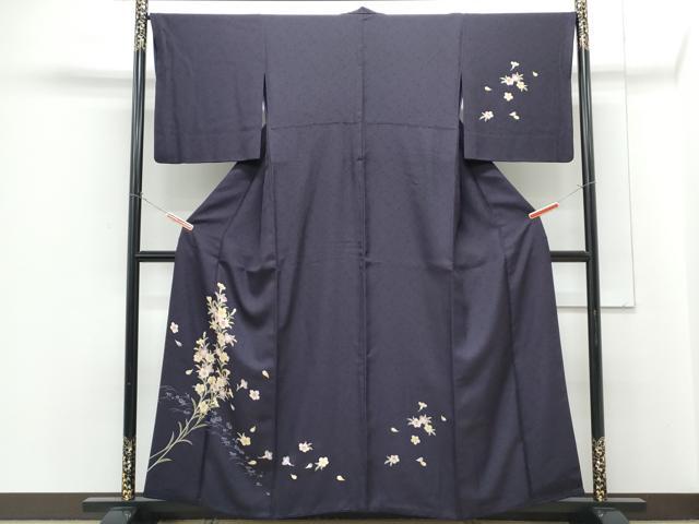 平和屋着物●訪問着 草花文 やまと誂製 正絹 逸品 CABH3738th