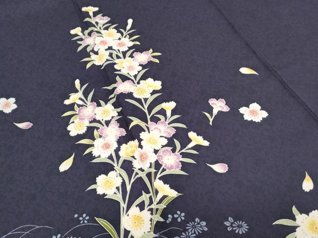 平和屋着物●訪問着 草花文 やまと誂製 正絹 逸品 CABH3738th