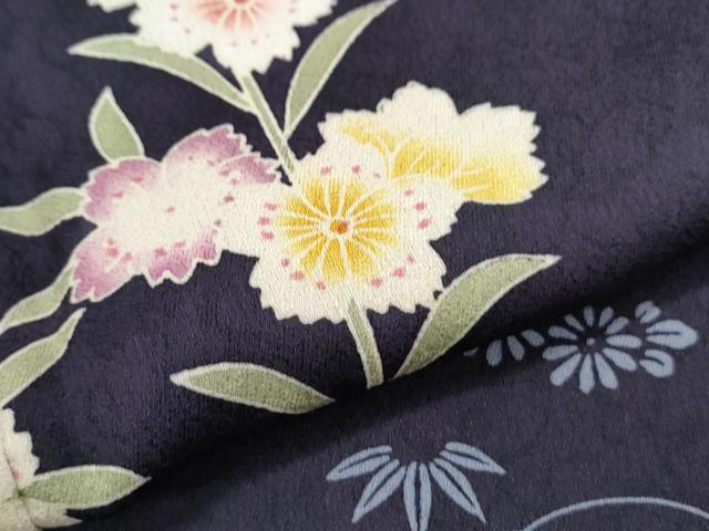 平和屋着物●訪問着 草花文 やまと誂製 正絹 逸品 CABH3738th