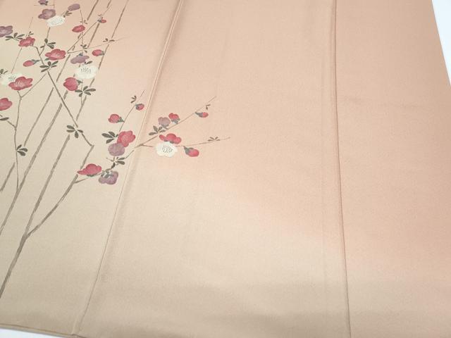 平和屋着物●訪問着 枝花文 暈し染め 金彩 正絹 逸品 CABH3744th