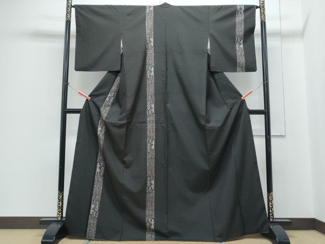 平和屋着物●訪問着 本場大島紬 地空 9マルキ エジプト壁画紋様 正絹 逸品 CABH3745th